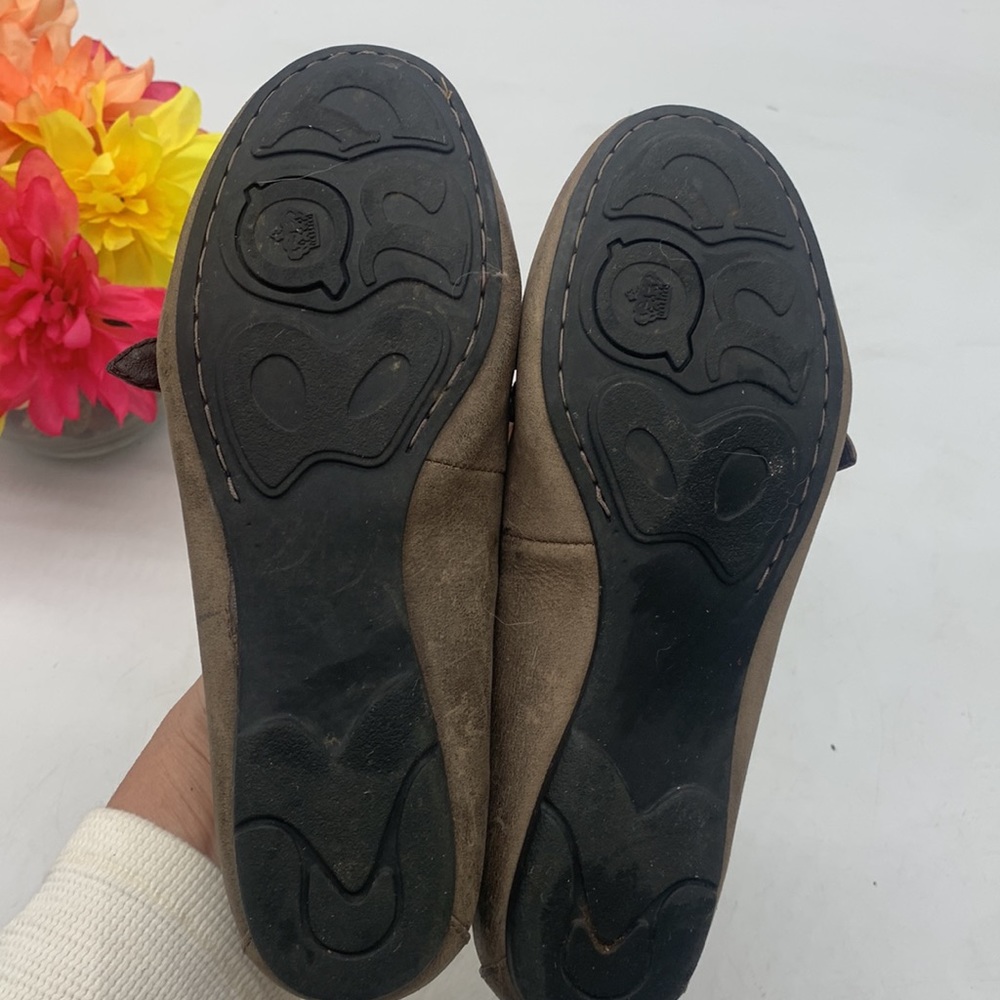 Born Light Brown Leather Ballet Flats Size 6 BFL5210C - Picture 9 of 9